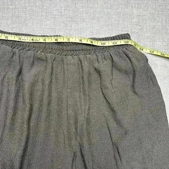 Yasuko Pants Taupe Color Elastic Waist Tapered Leg Sz M - Picture 2 of 9